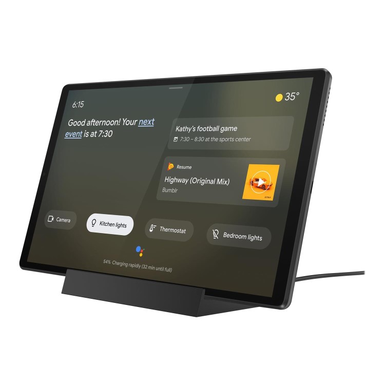 Refurbished Lenovo M10 Plus 64GB 10.3" 4G Android Tablet - Iron Grey