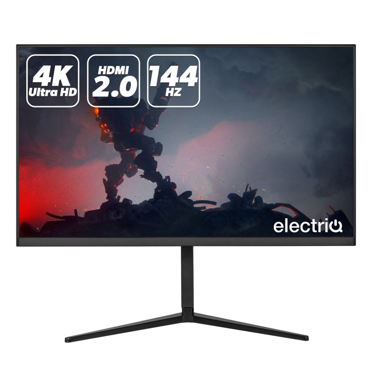 electriQ 27" 4K UHD 144Hz USB-C Gaming Monitor