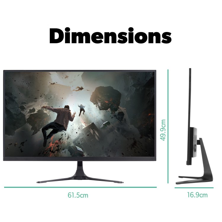 Refurbished electriQ 27QHD180I 27" IPS QHD 180Hz 1ms Gaming Monitor