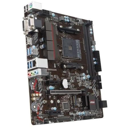 MSI AMD A320M Grenade DDR4 AM4 Micro-ATX Motherboard