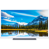 Refurbished Toshiba 32" 720p HD Ready LED Smart TV in White Refurbished Toshiba 32" 720p HD Ready LED Smart TV in White