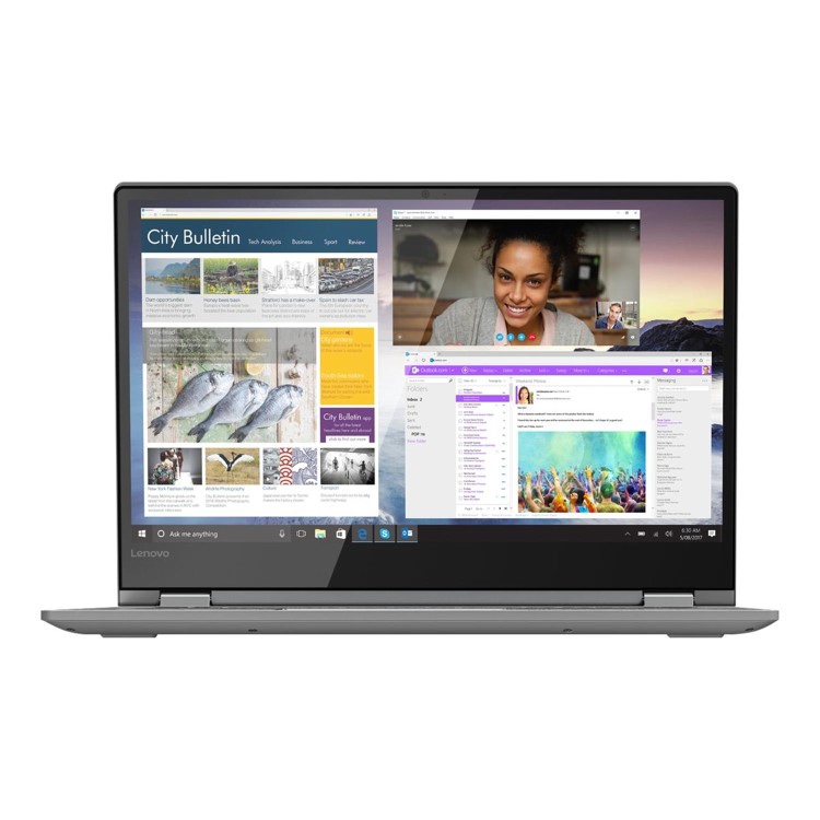 Refurbished Lenovo Yoga 530-14ARR AMD Ryzen 5 2500U 8GB 256GB Vega 8 14 Inch 2 in 1 Windows 10 Laptop in Black