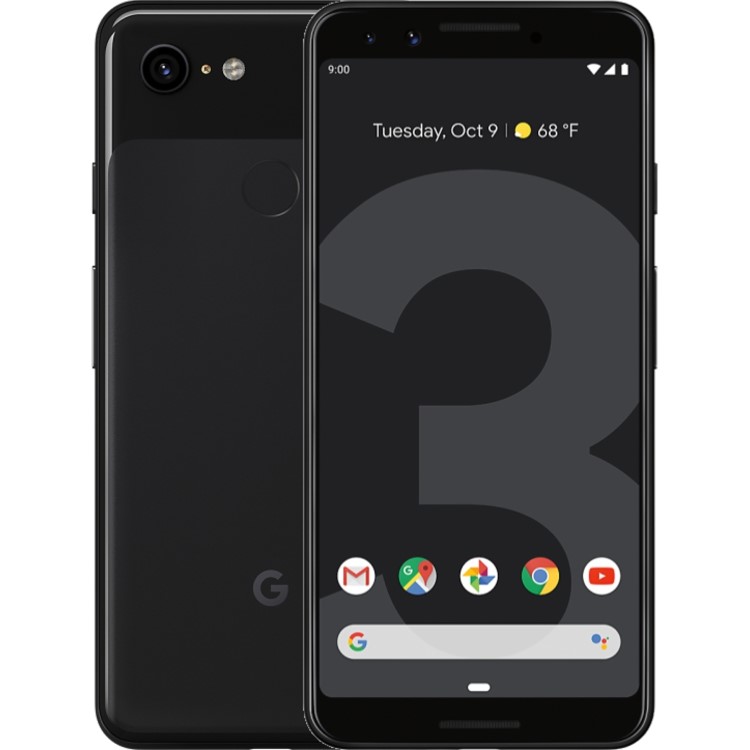 Refurbished Google Pixel 3 64GB 4G SIM Free Smartphone - Just Black