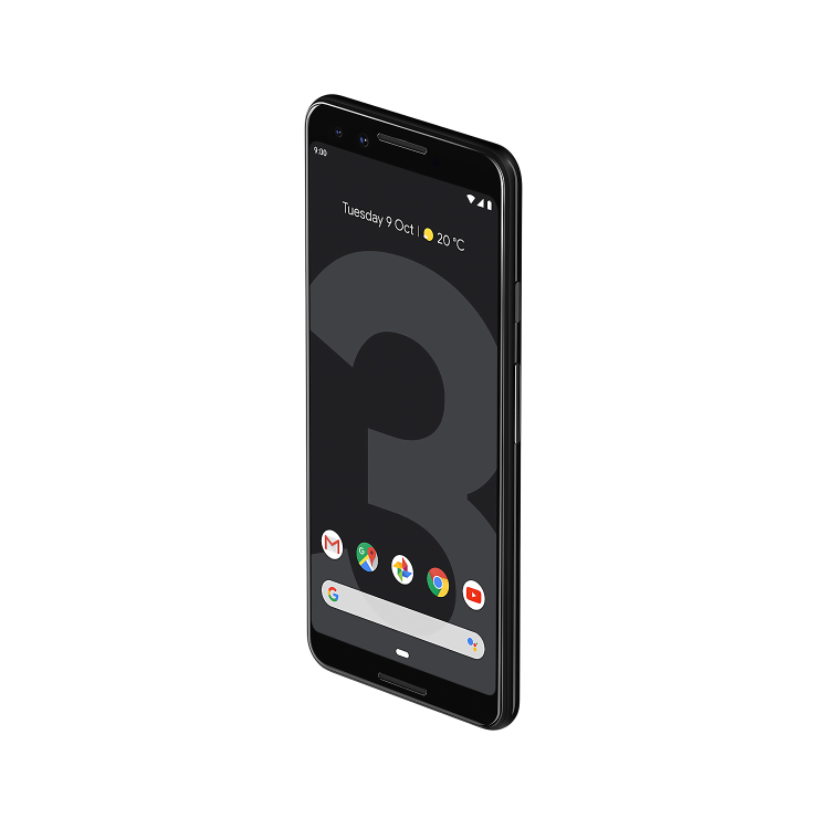 Refurbished Google Pixel 3 Just Black 5.5" 64GB 4G Unlocked & SIM Free Smartphone