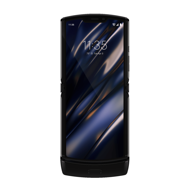 Refurbished Motorola Moto Razr Noir  Black 6.2" 128GB 4G EE E-SIM Only Smartphone