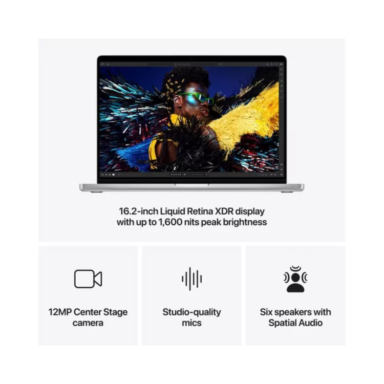 Refurbished Apple MacBook Pro 16 Inch M4 Pro 48GB RAM 512GB SSD - Silver