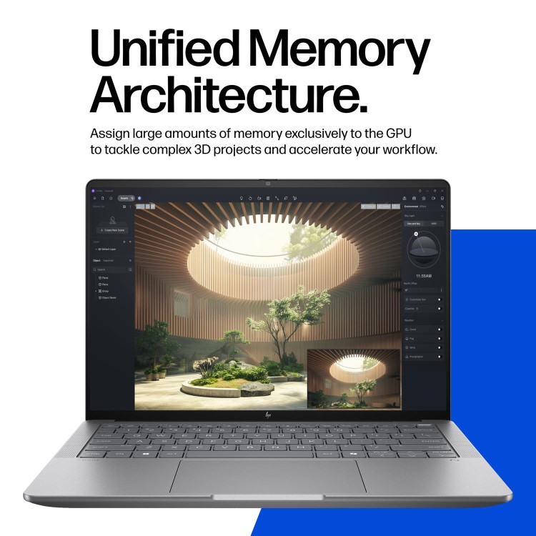 ZBook Ultra 14 inch G1a Mobile Workstation PC  Wolf Pro Security Edition - Data Science, 14", Touch screen, Windows 11 Pro, AMD Ryzen™ AI MAX PRO, 32GB RAM, 1TB SSD, 2.8K