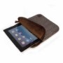 Herringbone Tweed sleeve case cover 7" Devices including- Brown