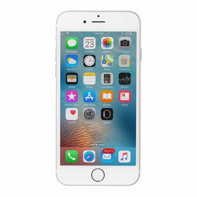 Grade B Apple iPhone 6 Silver 4.7" 16GB 4G Unlocked & SIM Free