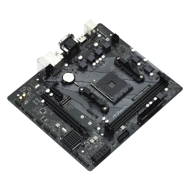 ASRock A520M HVS AMD A520 AM4 DDR4 Micro ATX Motherboard