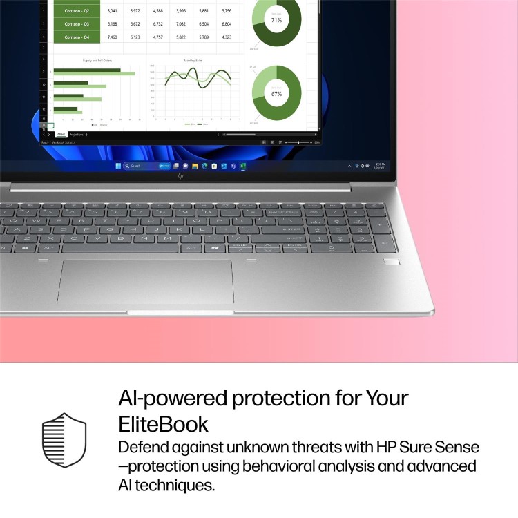 EliteBook 6 G1i 16 inch Notebook AI PC, 16", Windows 11 Pro, Intel Core™ Ultra 7, 16GB RAM, 512GB SSD, WUXGA