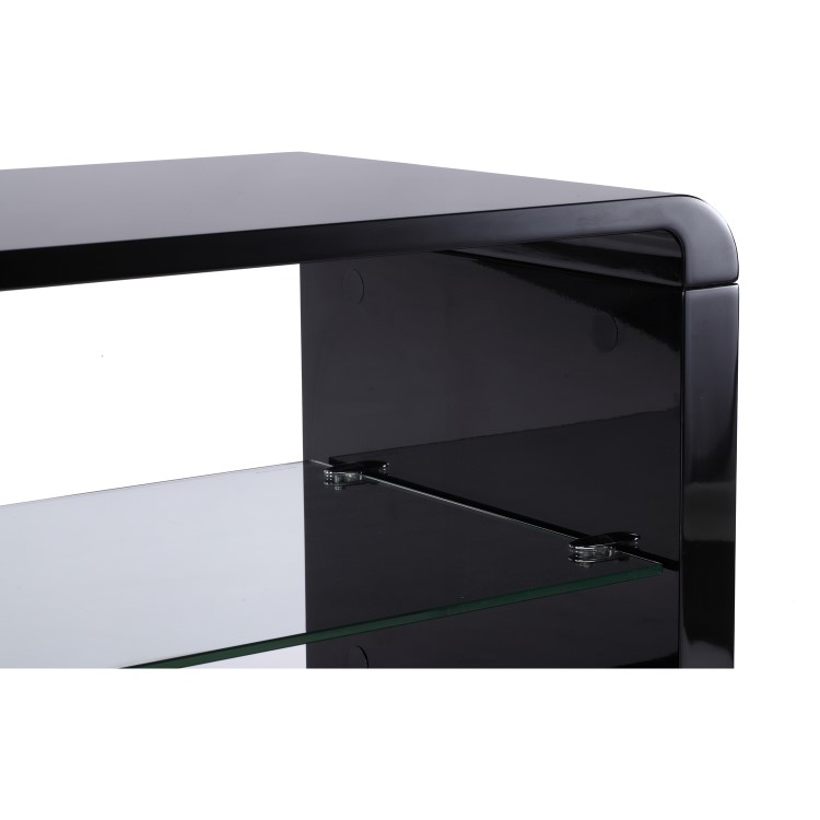 Alphason ADLU800-BLK Luna TV Stand for up to 37" TVs - Black