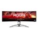 AOC AGON 49" Dual-QHD 165Hz 1MS HDR Curved Gaming Monitor 