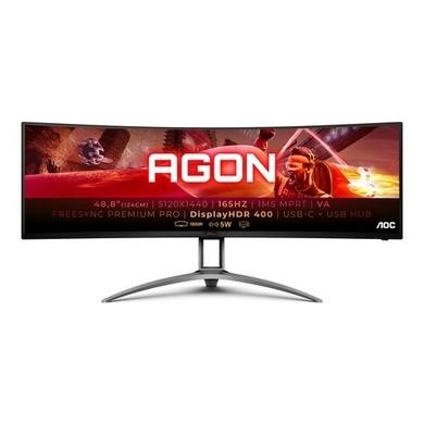 AOC AGON 49" Dual-QHD 165Hz 1MS HDR Curved Gaming Monitor 