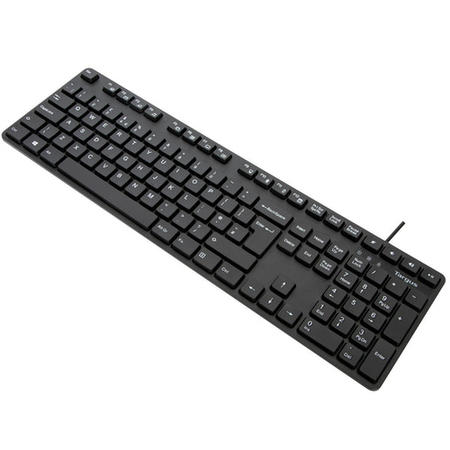 Targus Full-Size Antimicrobial Wired Keyboard Black