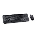 APB-00006 Microsoft Desktop 600 Wired Keyboard and Mouse Combo Black