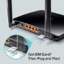 TP-Link Archer MR400 Wireless Dual Band 4G LTE Router 150Mbps D/L Speed - Black