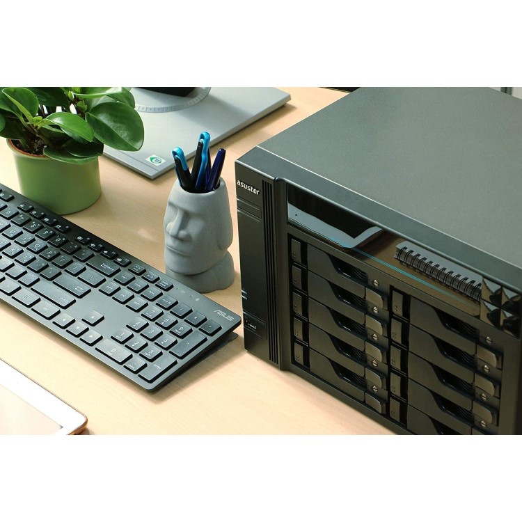 Asustor Lockerstor 10 Pro 10 Bay 8GB Diskless Desktop NAS