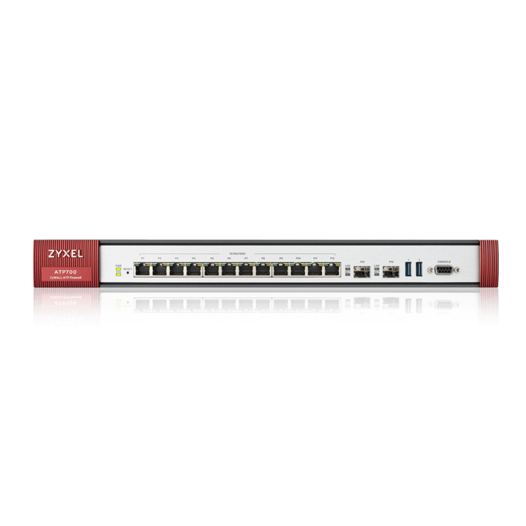 Zyxel ZyWALL ATP700 - Security appliance- 12 ports - GigE - H.323 Firewall