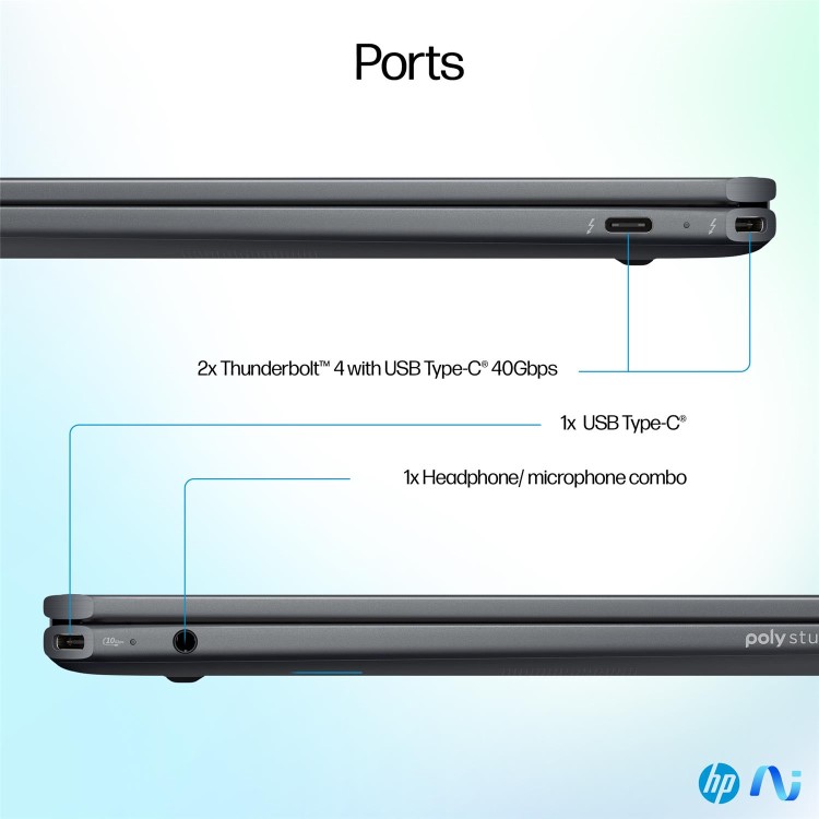 HP OmniBook Intel Core Ultra 7 16GB RAM 1TB SSD 14 Inch Touchscreen Windows 11 Laptop