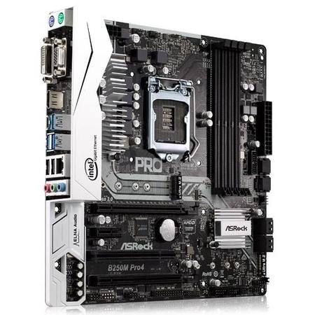 ASRock Intel B250M PRO4 DDR4 LGA 1151 Micro ATX Motherboard