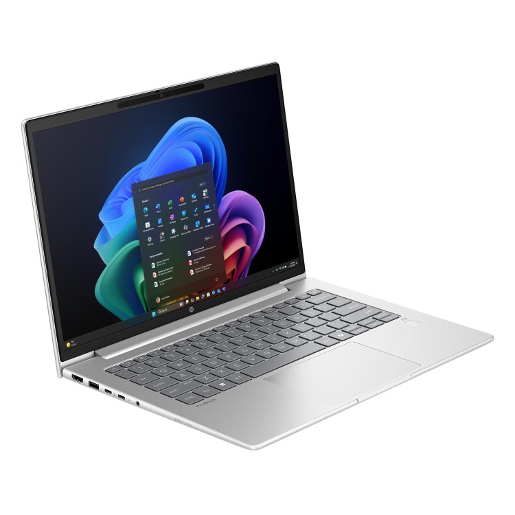 ProBook 4 G1q 14 inch Notebook Next Gen AI PC, 14", Windows 11 Pro, Qualcomm Snapdragon, 16GB RAM, 512GB SSD, WUXGA, Pike silver, Copilot+ PC
