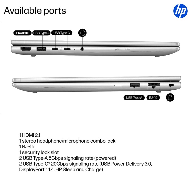 ProBook 4 G1iR 14 inch Notebook PC, 14", Windows 11 Pro, Intel Core™ 5, 16GB RAM, 256GB SSD, WUXGA