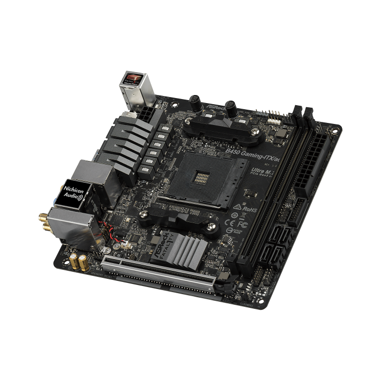 ASROCK AMD B450 GAMING-ITX/AC B450 Mini ITX Motherboard