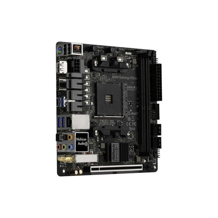 ASROCK AMD B450 GAMING-ITX/AC B450 Mini ITX Motherboard