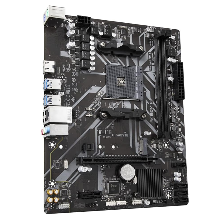 GigaByte B450M AMD B450 AM4 DDR4 Micro ATX Motherboard