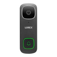 Lorex 2K Wired Black Video Doorbell - 1 Pack