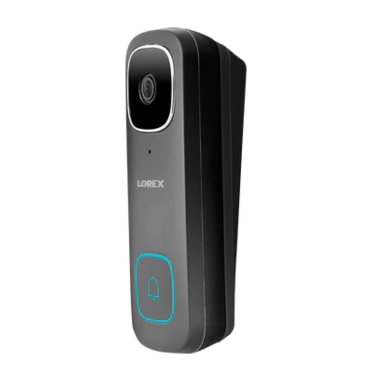 Lorex 2K Wired Black Video Doorbell - 1 Pack