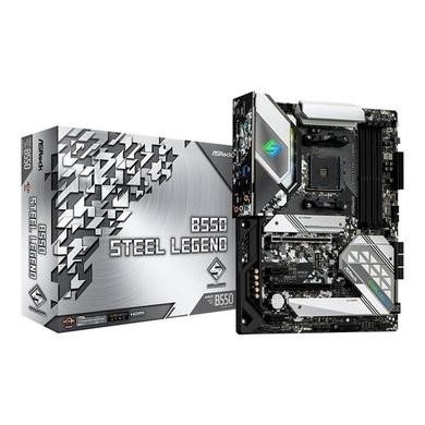 ASRock B550 Steel Legend AMD B550 AM4 DDR4 ATX Motherboard