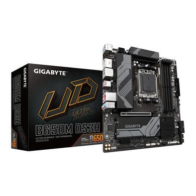 GigaByte B650M Ds3H AMD B650 AM5 DDR4 Micro ATX Motherboard