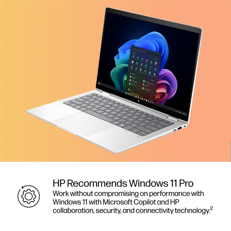 EliteBook X Flip G1i 14 inch Notebook Next Gen AI PC Wolf Pro Security Edition, 14", Touch screen, Windows 11 Pro, Intel Core™ Ultra 7, 32GB RAM, 512GB SSD, WUXGA