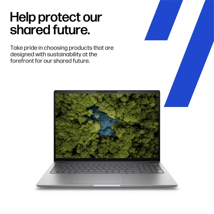 HP ZBook 8 G1i Intel Core Ultra 7 255H Mobile workstation 40.6 cm (16") WUXGA 32 GB DDR5-SDRAM 512 GB SSD NVIDIA RTX 500 Ada Wi-Fi 7 (802.11be) Windows 11 Pro AI Workstation, AI PC Silver