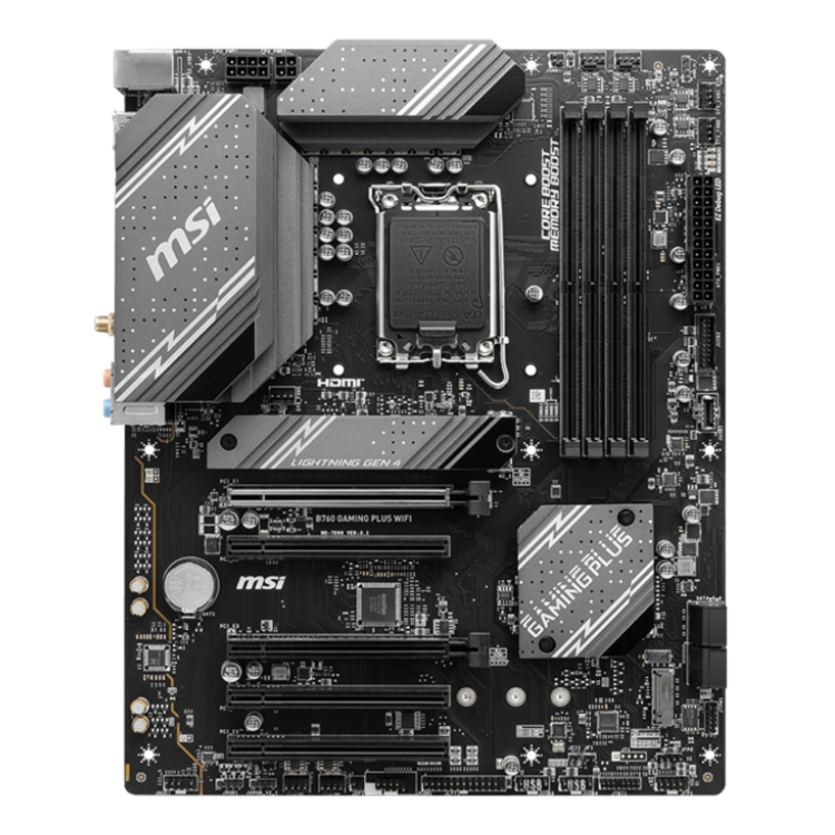 MSI B760 GAMING PLUS WIFI Intel B760 DDR5 ATX Motherboard