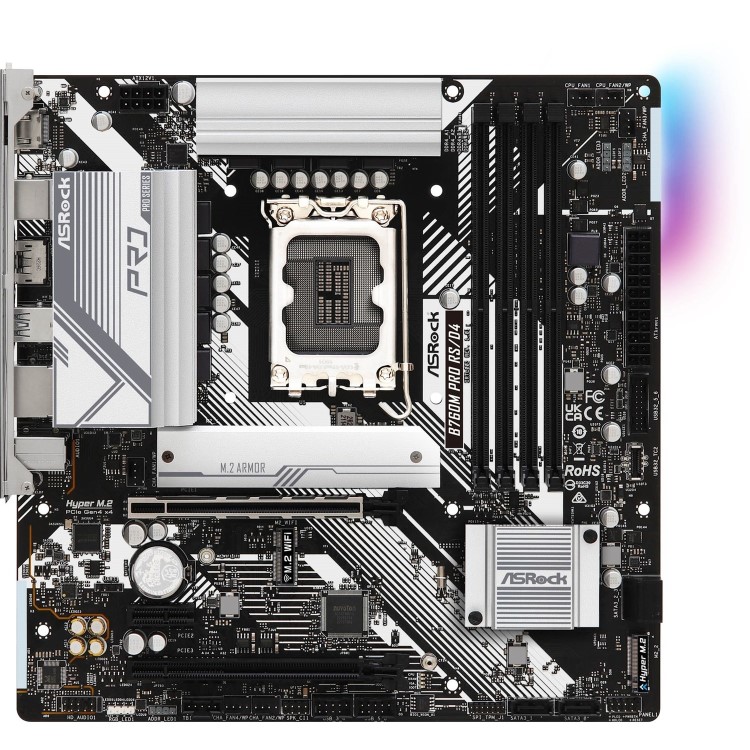 ASRock B760M Pro Intel LGA 1700 DDR4 Micro ATX Motherboard