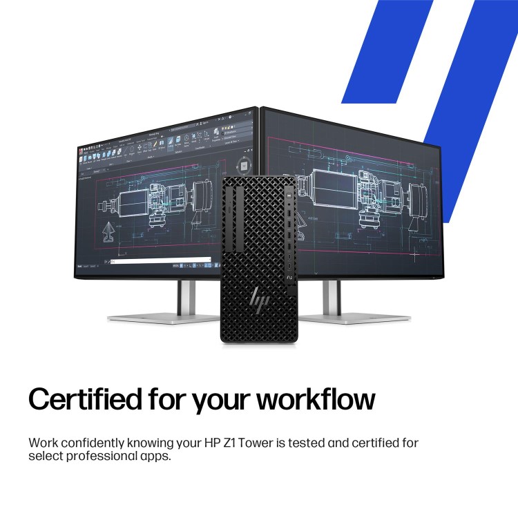 Z1 Tower G1i Desktop PC, Windows 11 Pro, Intel Core™ Ultra 9, 32GB RAM, 1TB SSD