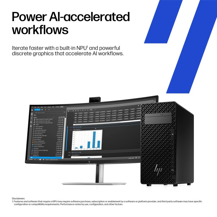 Z2 Tower G1i Workstation Desktop PC, Windows 11 Pro, Intel Core™ Ultra 7, 32GB RAM, 1TB SSD, RTX™ A1000