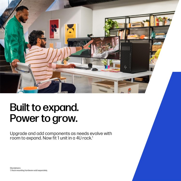 Z2 Tower G1i Workstation Desktop PC, Windows 11 Pro, Intel Core™ Ultra 7, 32GB RAM, 1TB SSD, Black, AI Workstation; AI PC