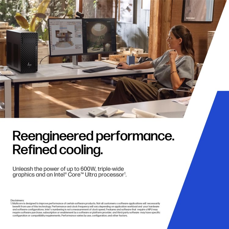 Z2 Tower G1i Workstation Desktop PC, Windows 11 Pro, Intel Core™ Ultra 7, 32GB RAM, 1TB SSD, RTX™ 2000 Ada