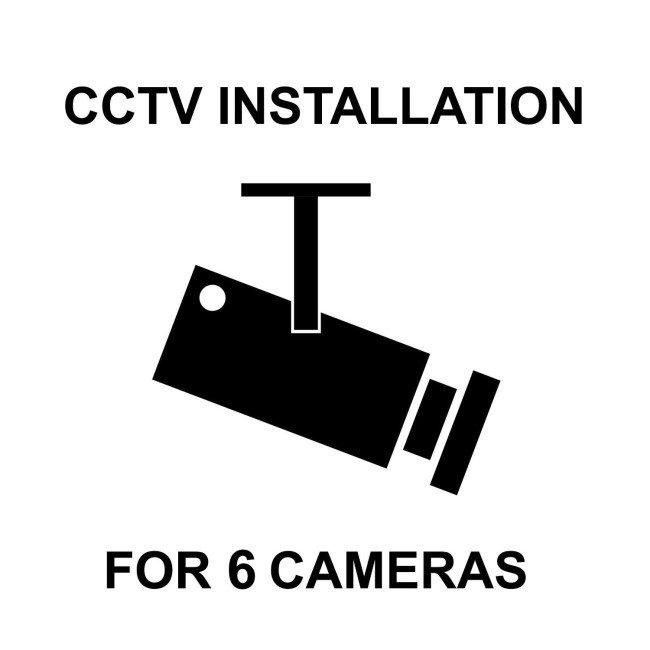 6 Camera CCTV System Installation