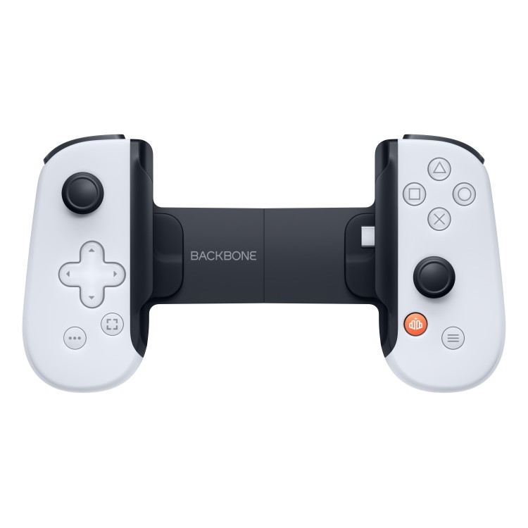 Backbone One - PlayStation Edition USB-C - Mobile Gaming Controller for Android and iPhone 15 Series - 2nd Generation - White