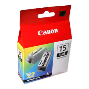 Canon Inkjet Cartridge BCI15BK Black Twinpack