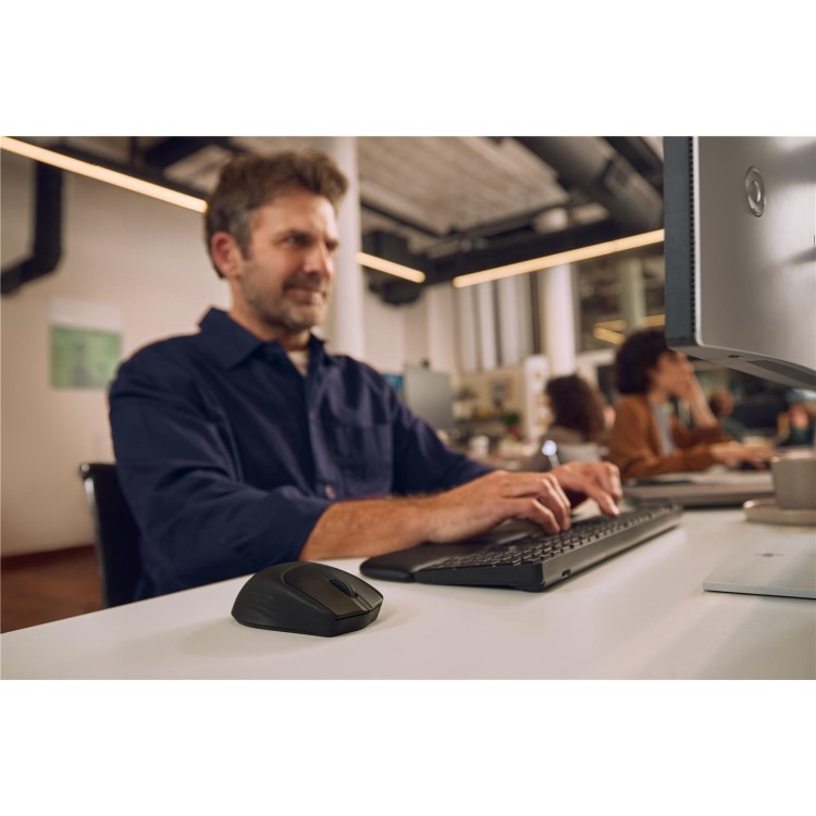 HP 585C Multi-Device Dual-Mode Mouse and Keyboard Combo with Palm Rest