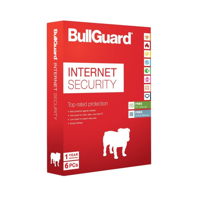 Bulluard Internet Security 2018 Retail 6 User Multi Device Licence 1 Year