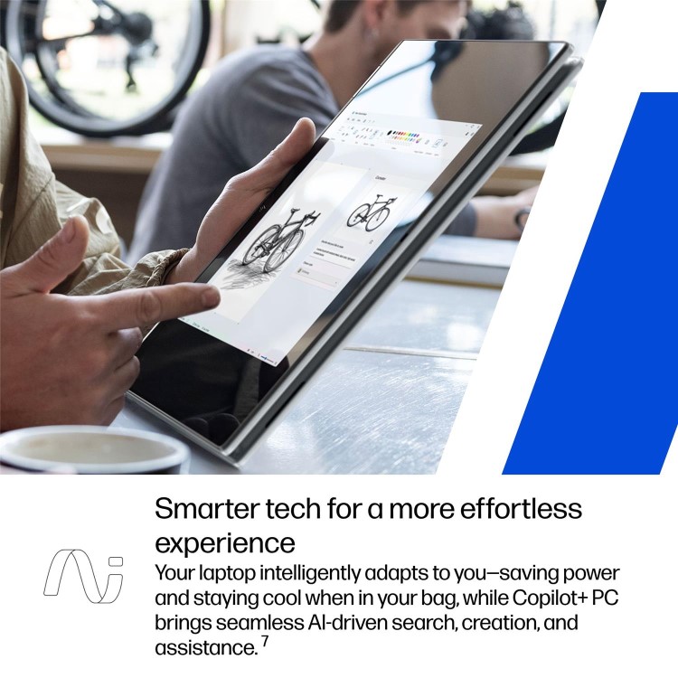 HP OmniBook AMD Ryzen AI 5 16GB RAM 512GB SSD 14 Inch Windows 11 Laptop