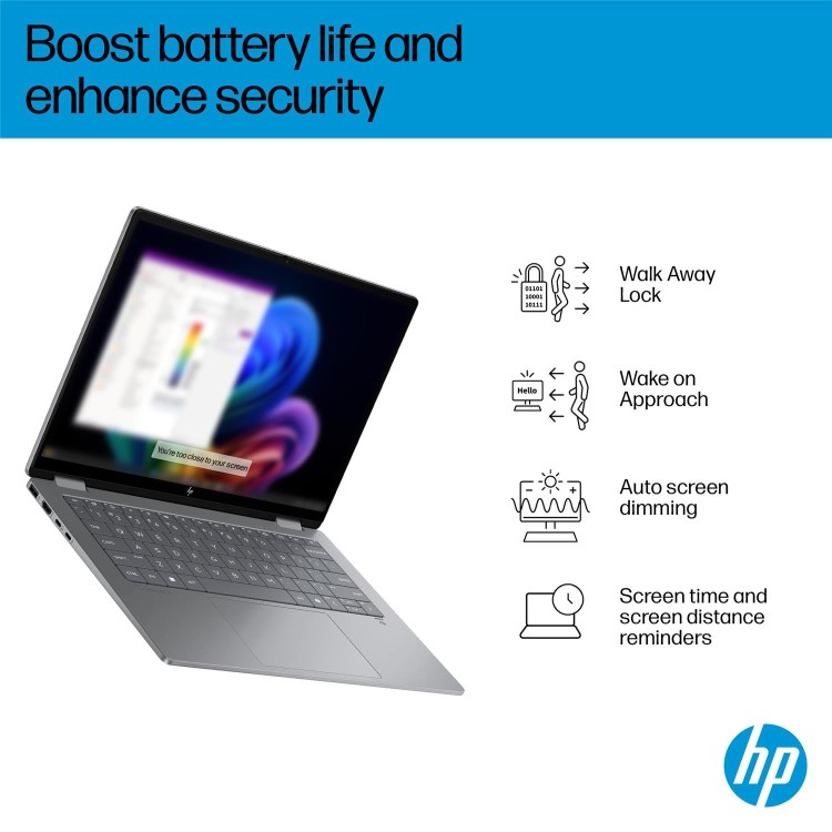 HP OmniBook AMD Ryzen AI 5 16GB RAM 512GB SSD 14 Inch Windows 11 Laptop