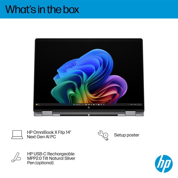 HP OmniBook AMD Ryzen AI 5 16GB RAM 512GB SSD 14 Inch Windows 11 Laptop